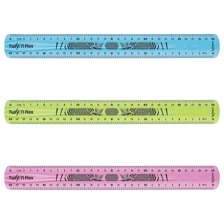 Maped Regla Twist'n Flex Flexible e Irrompible 30 cm Colores Surtidos
